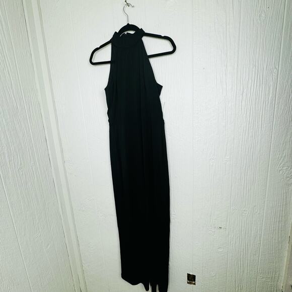 Alexia Admor Meghan Jumpsuit Black Size 8 NWT Classic Neutral Preppy Career Med - Picture 15 of 15